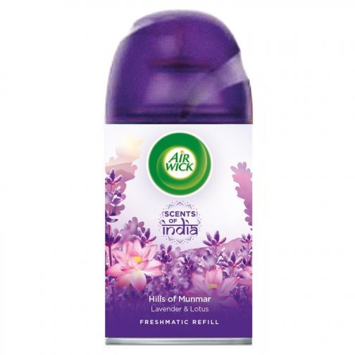 Airwick Scents of India Freshmatic Air Freshener Refill 250 ml Hills of Munnar 504x504 - Airwick Scents of India Freshmatic Air Freshener Refill - 250 ml (Hills of Munnar)
