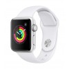 Apple Watch Series 3 GPS 38mm Silver Aluminium Case with White Sport Band 100x100 - Moneekar Jewels 925 Silver Plated Metal Cubic Zirconia Adjustable Couple Rings for Men and Women