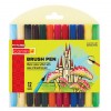 Camlin Kokuyo Brush Pen 100x100 - Camel Camlin Kokuyo Acrylic Color Box - 9ml Tubes, 12 Shades