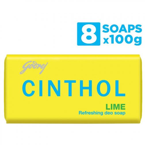 Cinthol Lime Soap 100g Pack of 8 504x504 - Cinthol Lime Soap, 100g (Pack of 8)