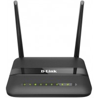 D-Link 2750U IN Wireless N300 ADSL2 Router with Modem (Black)