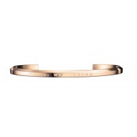 Daniel Wellington Classic Rose Gold Cuff Bracelet for Men and Women – Large (7 inches)
