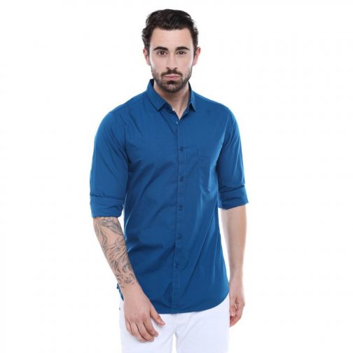 Dennis Lingo Mens Solid Blue Slim Fit Casual Shirt 504x504 - Dennis Lingo Men's Solid Blue Slim Fit Casual Shirt