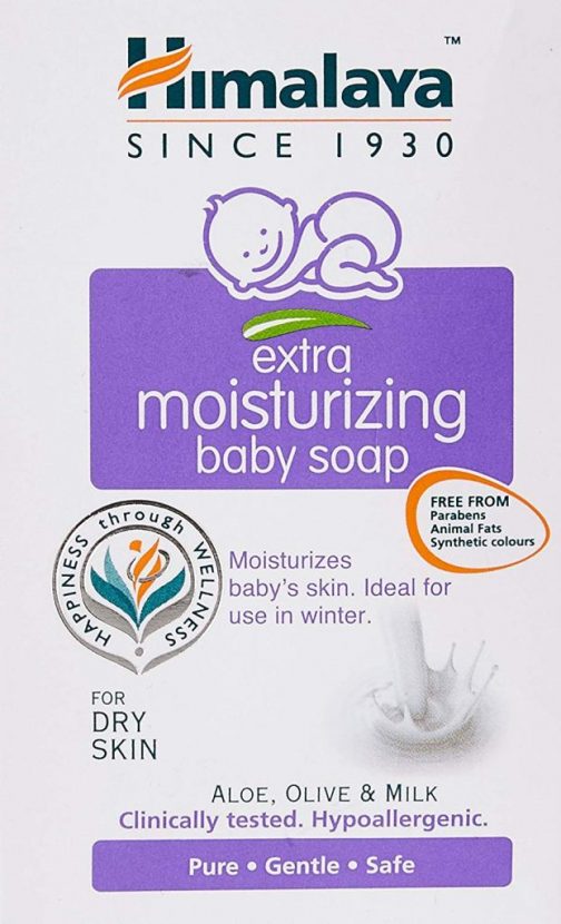 Himalaya Herbals Extra Moisturizing Baby Soap 75 g 504x830 - Himalaya Herbals Extra Moisturizing Baby Soap 75 g