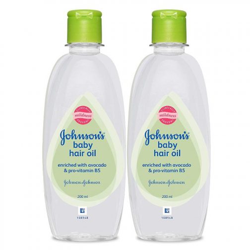 Johnsons Baby Hair Oil with Avocado 200ml Pack of 2 504x504 - Johnson's Baby Hair Oil with Avocado, 200ml (Pack of 2)