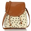 Kleio Polka Dots Canvas Slingbag For Girls 100x100 - Rrimin Women's Mini Chain Handbag Shoulder Bag Crossbody Bag