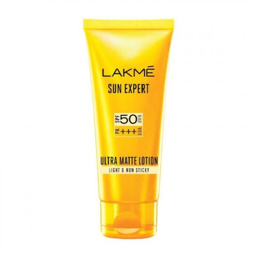 Lakme Sun Expert SPF 50 PA Ultra Matte Lotion 100 ml 504x504 - Lakme Sun Expert SPF 50 PA+++ Ultra Matte Lotion, 100 ml