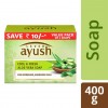 Lever Ayush Cool and Fresh Aloe Vera Soap 100 g Pack of 4 100x100 - Mysore Sandal Soap, 125g (Pack of 2)