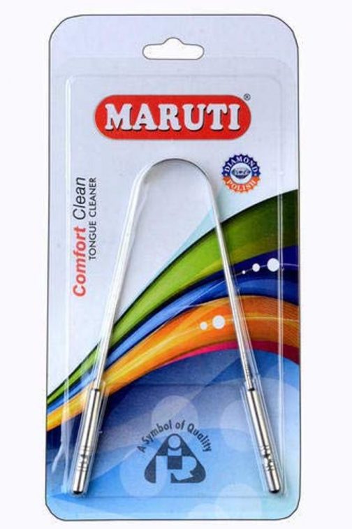 Maruti S S Tongue Cleaner Surgical Quality 1 pcs 504x757 - Health And Yoga S S Tongue Cleaner Surgical