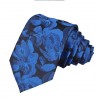 Men Boy Royal Blue Texture Ties Stylish HANDMADE Luxury Formal Suit Self Necktie 100x100 - Peter England Men's Tie
