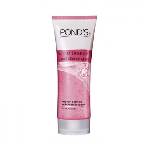 PONDS White Beauty Pearl Cleansing Gel Face Wash 100 g 504x504 - POND'S White Beauty Pearl Cleansing Gel Face Wash, 100 g