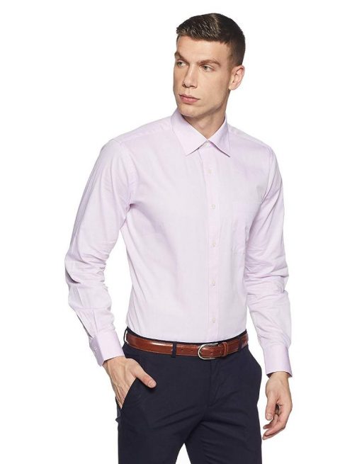 Raymond Mens Solid Regular Fit Cotton Formal Shirt 504x655 - Raymond Men's Solid Regular Fit Cotton Formal Shirt