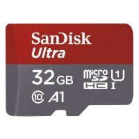 SanDisk 32GB Class 10 Micro Memory Card with Adapter
