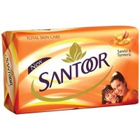 Santoor Sandal and Turmeric Soap, 150g