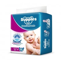 Supples Baby Pants Diapers, X-Large,