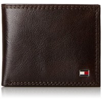 Tommy Hilfiger Mens Chocolate Leather Jerome Double Billfold Walllet 200x200 - Tommy Hilfiger Men's Chocolate Leather Jerome Double Billfold Walllet