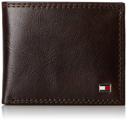 Tommy Hilfiger Mens Chocolate Leather Jerome Double Billfold Walllet 504x479 - Tommy Hilfiger Men's Chocolate Leather Jerome Double Billfold Walllet